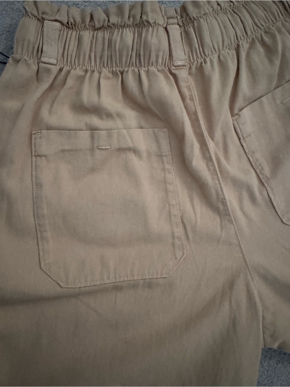 NWT Zara women’s Tan Drawstring Casual Pants - Picture 9 of 13